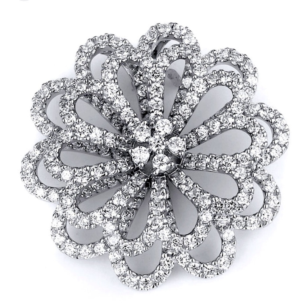 925 Sterling silver flowes $ corconita pendant charm